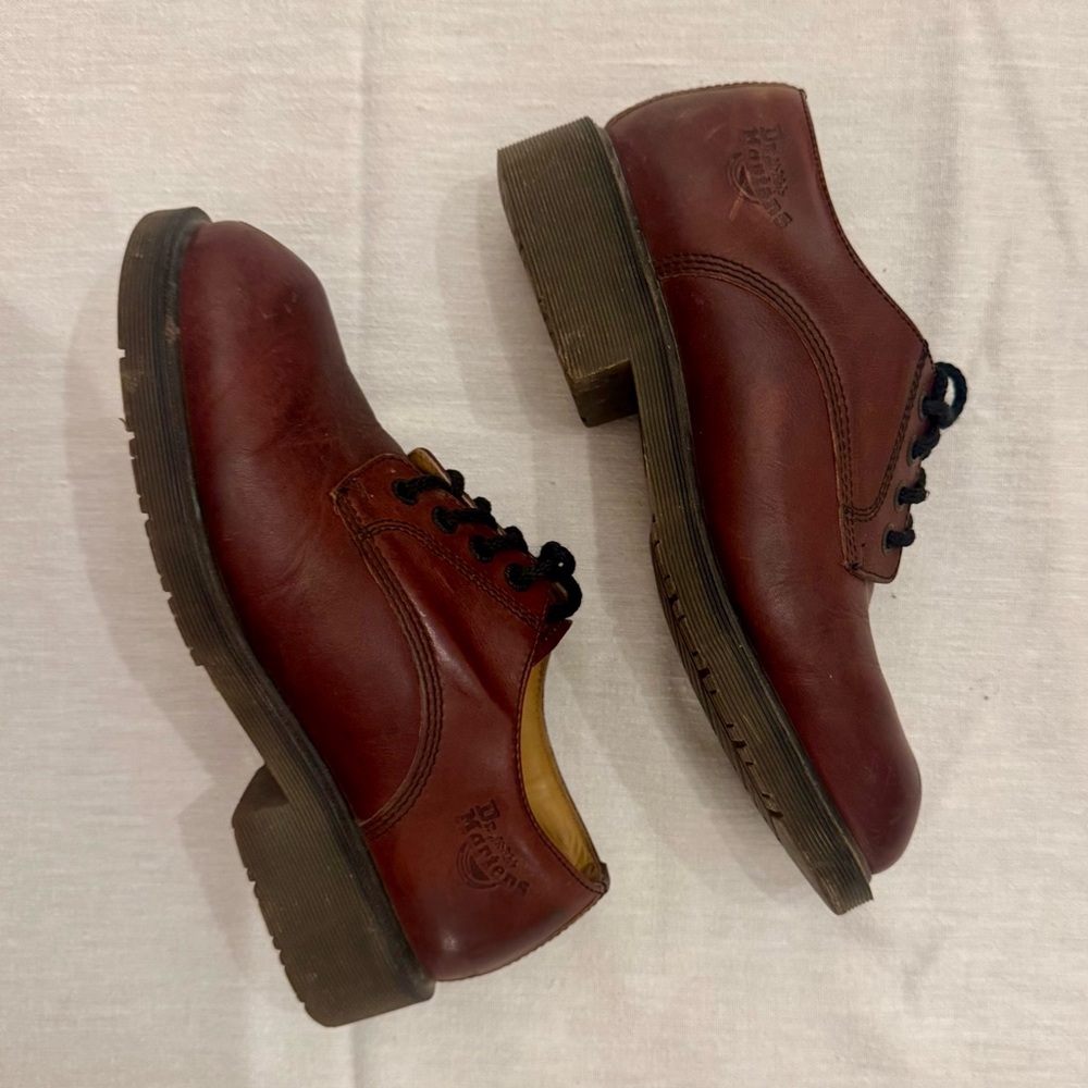 Men’s Dr. Martens Brown Leather Derbys Size 11